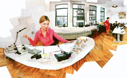 WORKING WOMAN - Photo print collage - Client: Mademoiselle