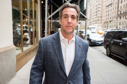 President Donald Trump's lawyer Michael Cohen leaving the Loews Regency hotel this morning, Park Ave @ East 61st Street, NYC